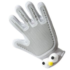 Cat Gloves, Cat Hair Removal Tools, Massage Combs, Special Dog Hair Removal Brushes, Cat Combs, Pet Cat Brushes (Option: Gray)