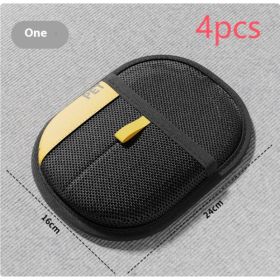 Cat Hair Cleaner Cat Hair Removal And Adsorption Artifact Hair Brush (Option: Black-4PCS)